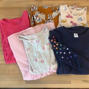 Lot of 5 Girls Old Navy Dresses - size 4T